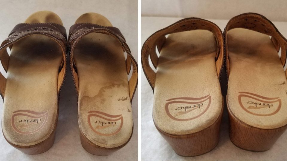 Cómo limpiar las huellas de tus sandalias para que parezcan nuevas