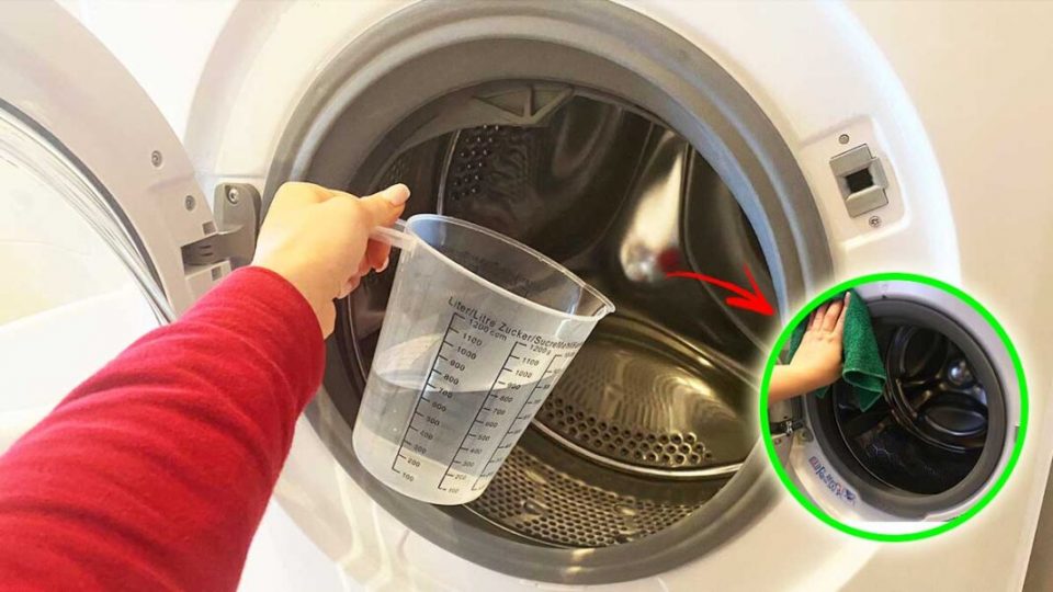 El truco secreto para limpiar la lavadora por dentro