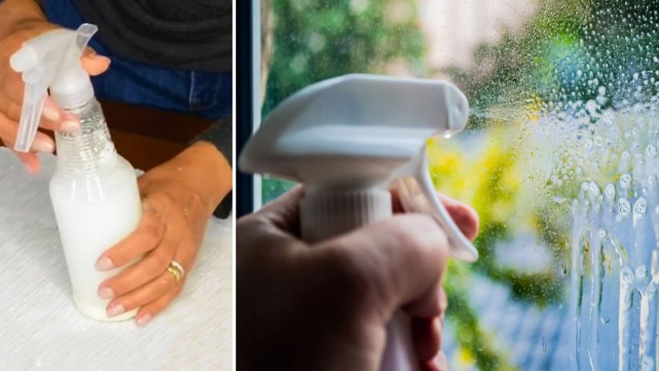 Cómo hacer un spray limpiador de ventanas sin rayas