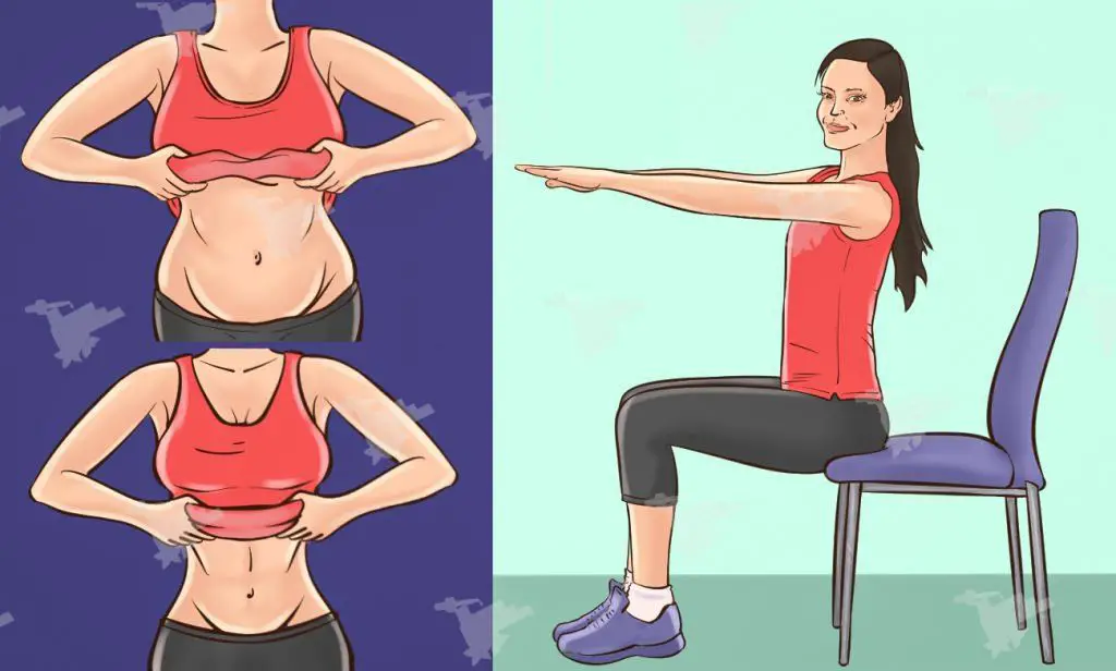 5 ejercicios de silla que reducirán la grasa de tu vientre mientras estás sentado