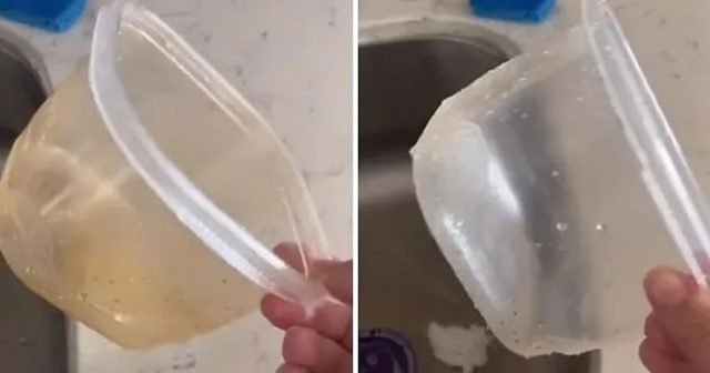 El truco más efectivo para desengrasar envases de plástico en segundos