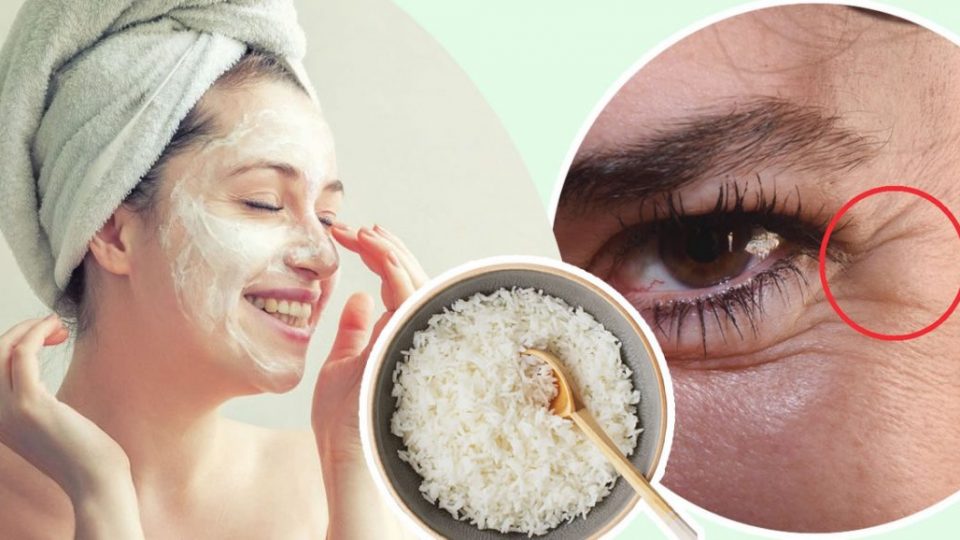 Mascarilla de arroz para eliminar las arrugas a partir de los 30 o 40 años