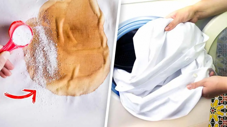 ¿Cómo quitar las manchas difíciles de la ropa blanca? 4 pasos esenciales
