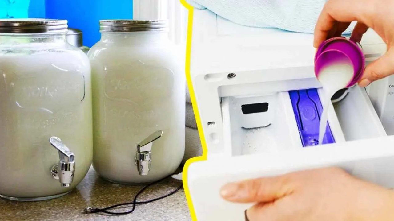 La potente receta de detergente líquido para ropa blanca: 24 litros a 2 euros