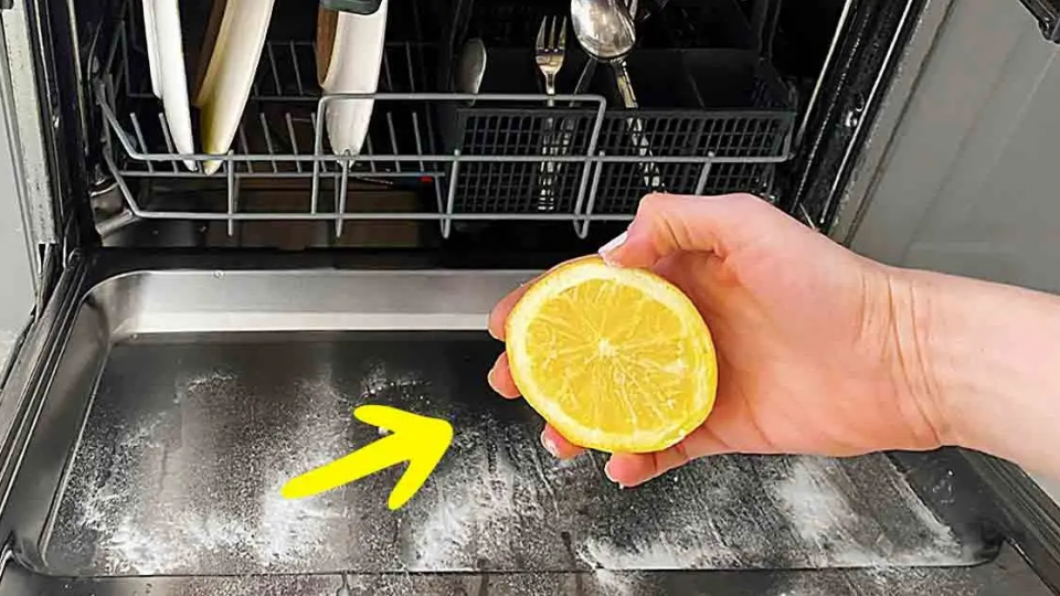 El genial truco del limón para limpiar a fondo el lavavajillas