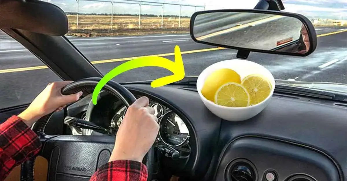 ¿Por qué tienes que tener una rodaja de limón en el coche?