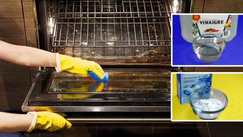Por eso ya no debes limpiar el horno con bicarbonato y vinagre