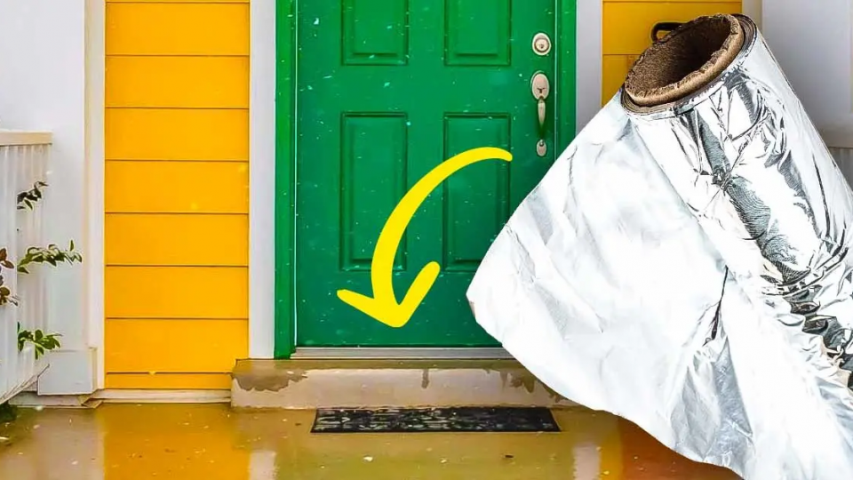 Pon papel de aluminio delante de la puerta de casa: es la solución más eficaz contra este problema