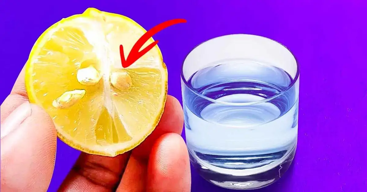 Pon una semilla de limón en un vaso de agua: el truco genial que te hace la vida más fácil