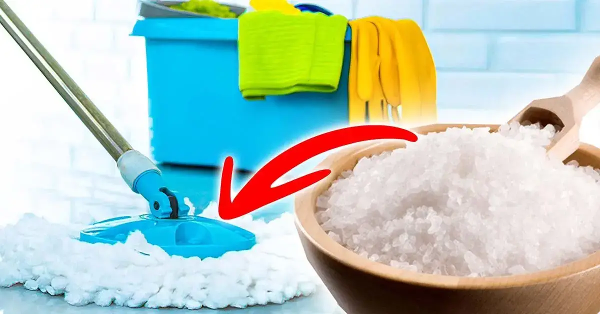¿Por qué utilizar agua salada para lavar el suelo? Esto resuelve un problema común.