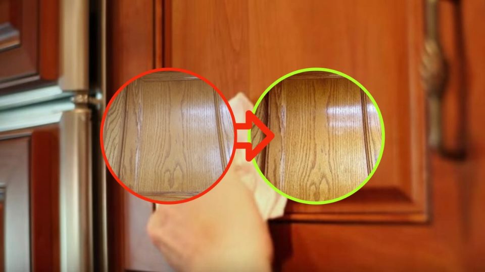 Cómo quitar la grasa de los gabinetes de cocina de madera y hacerlos brillar en minutos