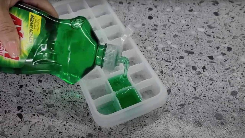 Jabón para platos en el congelador, por qué deberías intentarlo