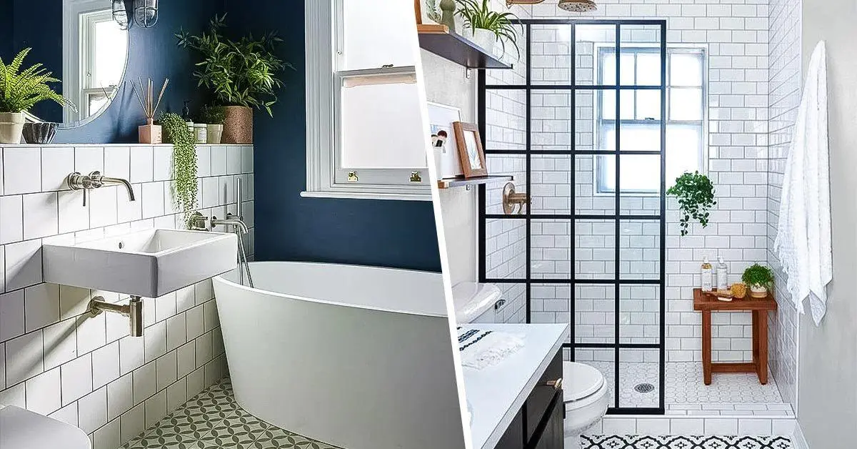 33 geniales ideas de diseño y decoración para un baño pequeño
