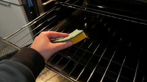 Parrillas de horno incrustadas: con el método de la esponja quedan inmediatamente como nuevas
