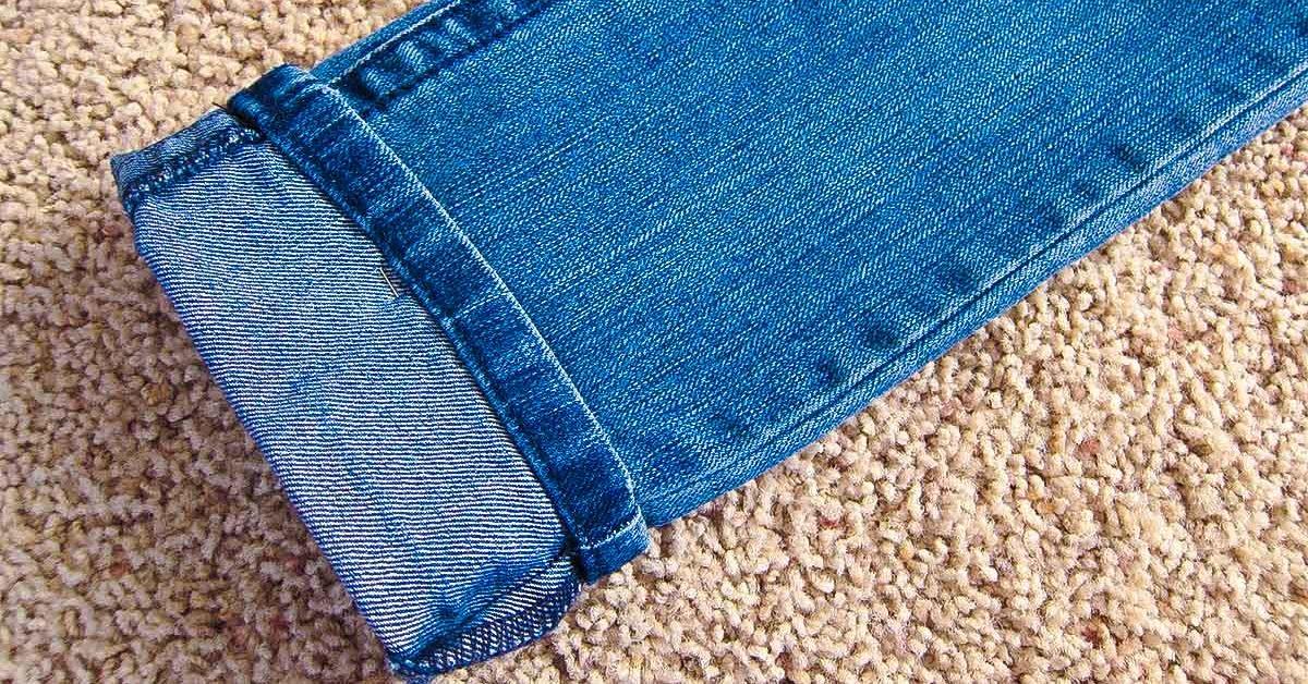 ¿Cómo acortar jeans sin máquina de coser? Tutorial paso a paso