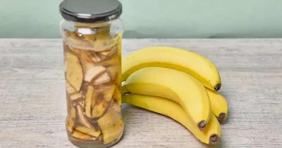 Cáscaras de plátano, no las tires: remójalas en vinagre y verás los resultados