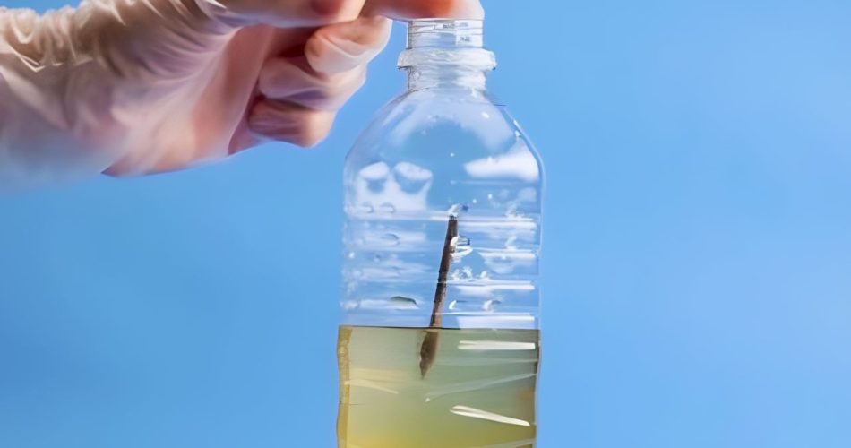 Coge clavos oxidados y sumérgelos en una botella llena de agua: porque es muy útil