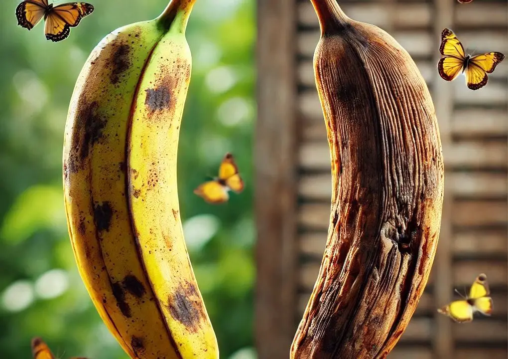 Mira lo que pasa cuando cuelgas un plátano (banana) maduro en el jardín