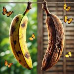 Mira lo que pasa cuando cuelgas un plátano (banana) maduro en el jardín